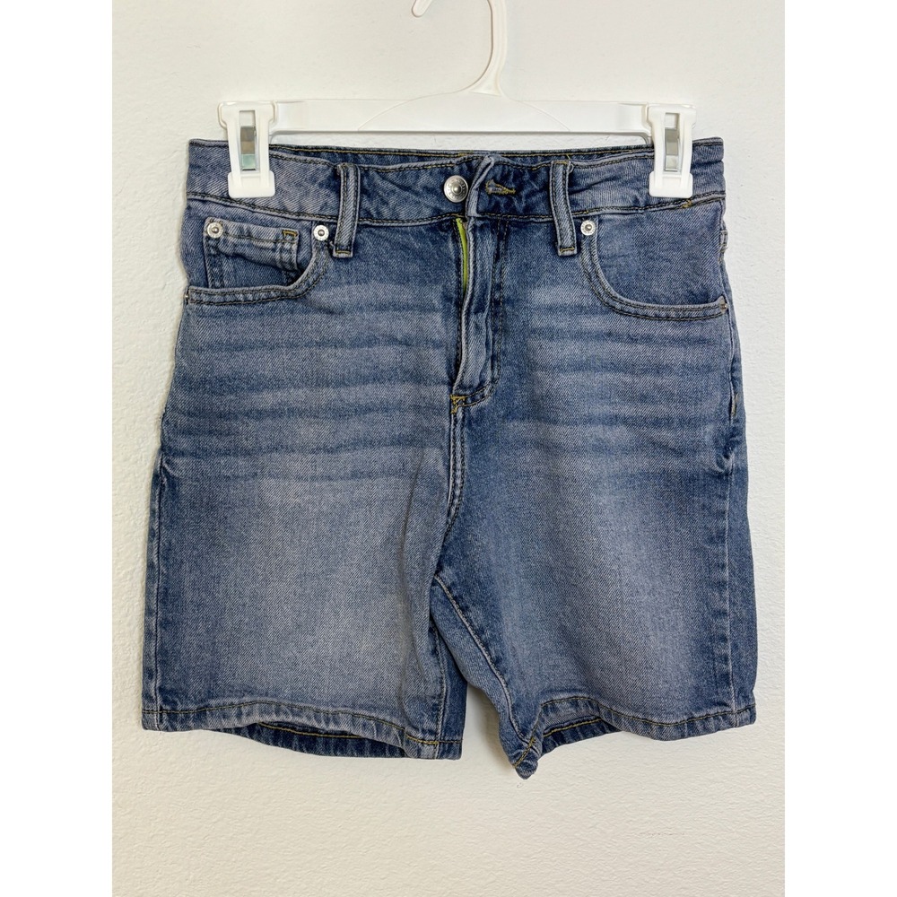 Epic Threads Boys Blue Denim Shorts Straight Fit Size 14 Medium Wash Jean Shorts